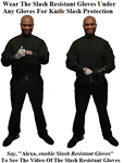Slash Resistant Gloves For Hand Slash Protection [Covert Under Gloves]