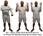 Slash Resistant Sleeves For Arm Protection Slash Resistant Clothing