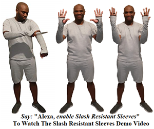 Slash Resistant Sleeves For Arm Protection Slash Resistant Clothing